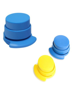 Grapadora sin Grapas AKOAK Mini 5 Hojas Color Aleatorio