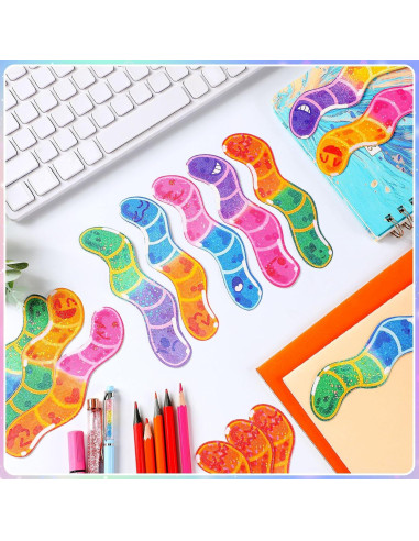 100 Marcadores de Libro Holográficos Skyygemm - Multicolor