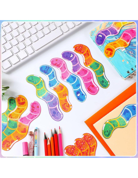 100 Marcadores de Libro Holográficos Skyygemm - Multicolor