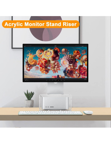 Soporte Acrílico para Escritorio CaSZLUTION Mac Studio/Mini