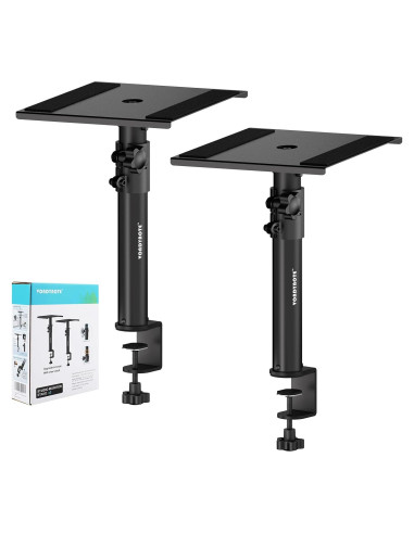 Juego de 2 Soportes de Monitores Vondynote Altura Ajustable 31-46 cm