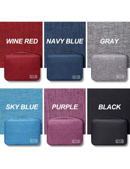 Bolsa Organizadora de Accesorios Electrónicos SellyFelly - Impermeable, 27x20x9 cm