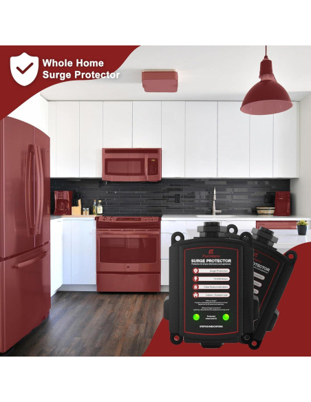 Protector de Sobretensión FHSPD72S para Hogar 72,000A 120/240V