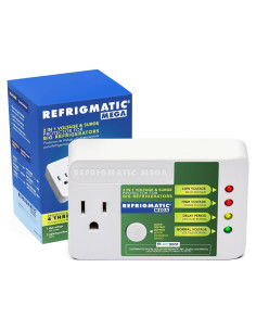 Protector de Voltaje Refrigmatic MEGA 2 en 1 para Refrigeradores 27 Pies