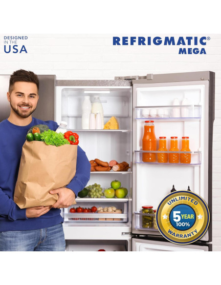 Protector de Voltaje Refrigmatic MEGA 2 en 1 para Refrigeradores 27 Pies