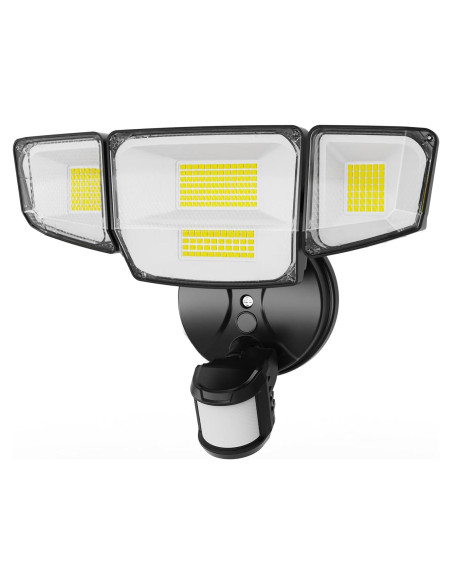 Luz de Seguridad LED 90W Abovizo con Sensor de Movimiento IP65