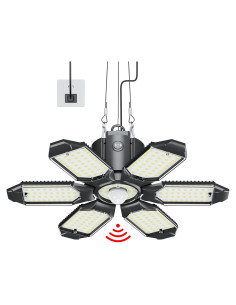 Luz de Garaje con Sensor de Movimiento Hinersound 200W 20000LM