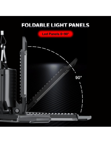 Luz de Garaje con Sensor de Movimiento Hinersound 200W 20000LM