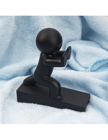 Tope de Puerta Omoojee Negro Antideslizante 1 Unidad