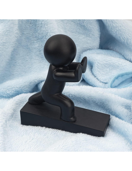 Tope de Puerta Omoojee Negro Antideslizante 1 Unidad