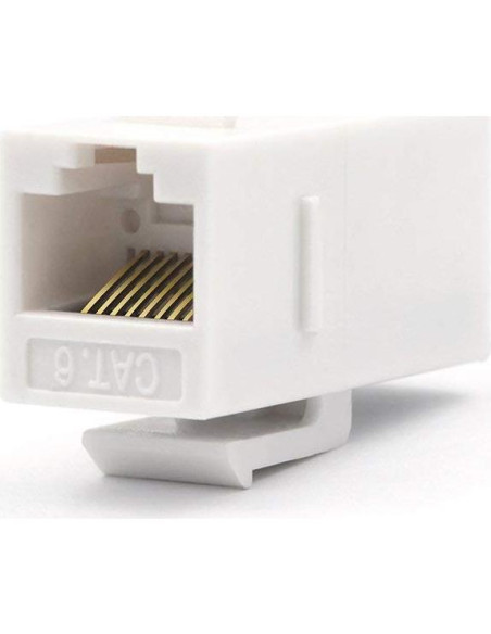 Acoplador Ethernet RJ45 Keystone VCE CAT6 Hembra a Hembra 5-Pack