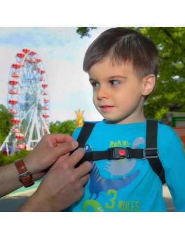 Arnés de Seguridad para Niños HappyVk con Correa Ajustable Azul