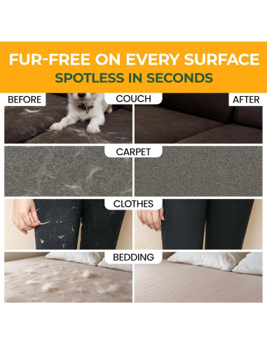 Removedor de Pelo de Mascota ODPC UG-5310 - Rodillo Reutilizable