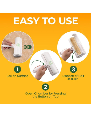 Removedor de Pelo de Mascota ODPC UG-5310 - Rodillo Reutilizable
