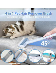 Removedor de Pelo de Mascotas Onilyua 4 en 1 Reutilizable 2