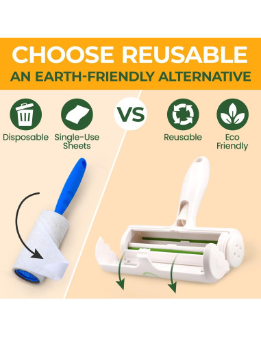 Removedor de Pelo de Mascota ODPC UG-5310 - Rodillo Reutilizable