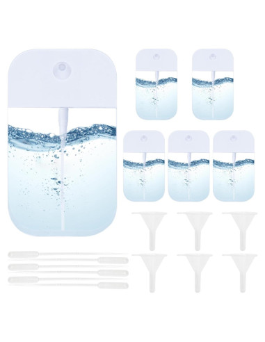 Paquete de 6 Botellas de Spray VIEKIER 50ml Transparentes