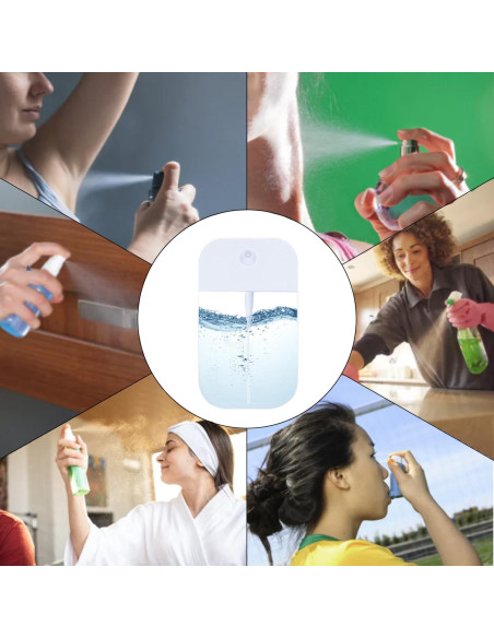 Paquete de 6 Botellas de Spray VIEKIER 50ml Transparentes