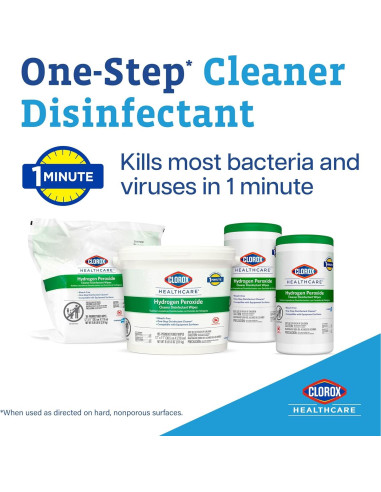 Toallitas Desinfectantes Clorox Healthcare 185 Unidades 30.48x27.94cm