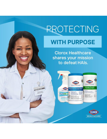 Toallitas Desinfectantes Clorox Healthcare 185 Unidades 30.48x27.94cm