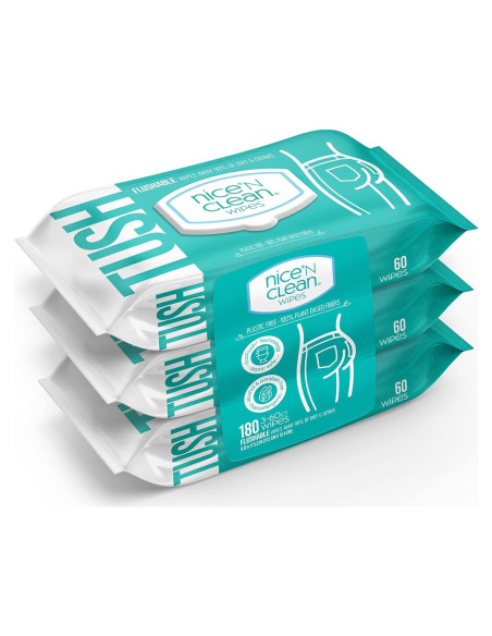 Toallitas Húmedas Desechables Nice 'N Clean 180 Unidades Aloe