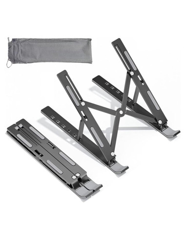 Soporte de Laptop Qziano Plegable Ajustable 7 Niveles 45.72 cm