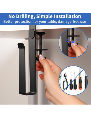 Soporte Lateral Ajustable para Laptop LUKETURE - Sin Perforación