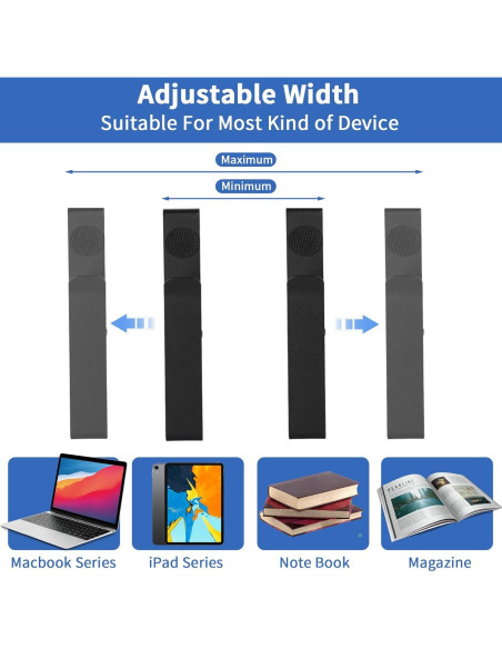 Soporte Lateral Ajustable para Laptop LUKETURE - Sin Perforación