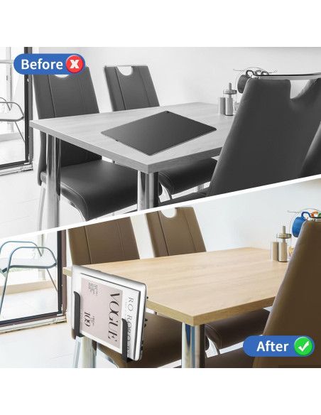 Soporte Lateral Ajustable para Laptop LUKETURE - Sin Perforación