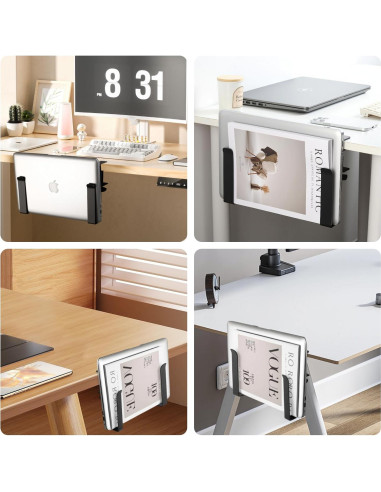 Soporte Lateral Ajustable para Laptop LUKETURE - Sin Perforación