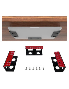 Soporte para Laptop Bajo Escritorio IFCASE Negro Aluminio 13.6 kg