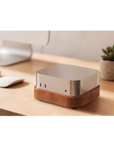 Soporte de Madera para Mac Mini 4 con Acceso al Botón de Encendido 2