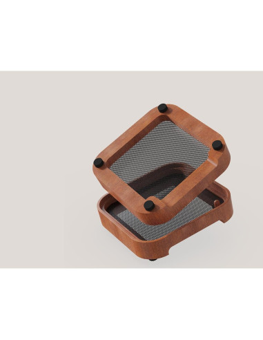 Soporte de Madera para Mac Mini 4 con Acceso al Botón de Encendido