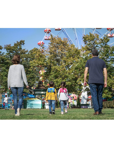 Arnés de Seguridad para Niños HappyVk con Correa Ajustable Azul