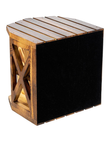 Soporte para Control Remoto FARM IN de Madera Sólida 4 Compartimentos