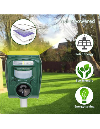 Repelente Ultrasónico de Animales Broox RB-101 Exterior