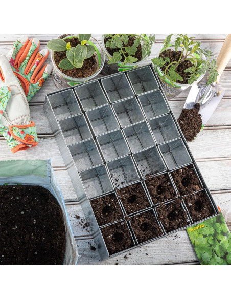 Bandeja de Germinación de Semillas Kings County Tools 24 Macetas