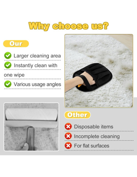 Guantes Electroestáticos Deisunpet para Remover Pelo de Mascotas