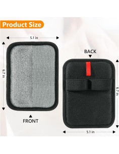 Guante Quitapelos para Mascotas Boduoyejieyi HRG-1 16.8x12.6cm 2