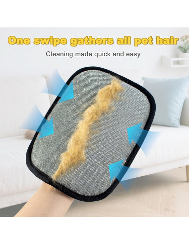 Guantes Electroestáticos Deisunpet para Remover Pelo de Mascotas