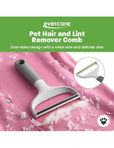 Removedor de Pelo de Mascota y Pelusa Evercare DUO - Manual
