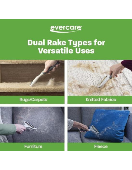 Removedor de Pelo de Mascota y Pelusa Evercare DUO - Manual