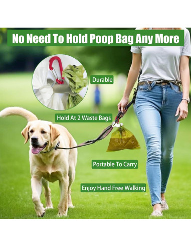 Soporte para Bolsas de Excremento de Perro Hilihali Rojo