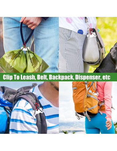 Soporte para Bolsas de Excremento de Perro Hilihali Rojo