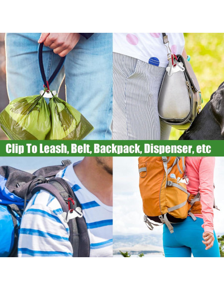 Soporte para Bolsas de Excremento de Perro Hilihali Rojo