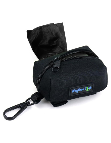 Soporte de Bolsa de Excremento para Perros Wagtime Club Negro