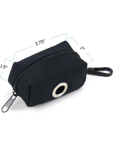 Soporte de Bolsa de Excremento para Perros Wagtime Club Negro