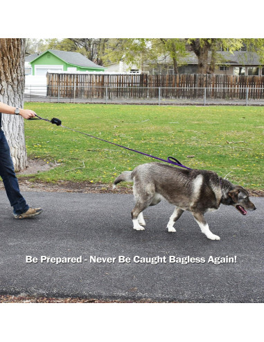 Soporte de Bolsa de Excremento para Perros Wagtime Club Negro