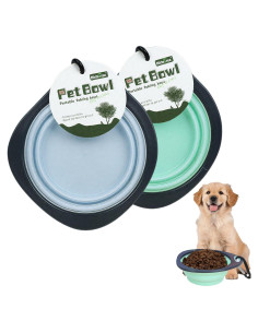 Cuencos Plegables para Perros LERAO - 320ml, 2 Piezas