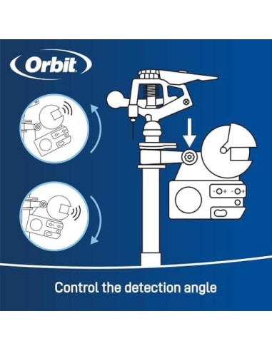 Aspersor Activado por Movimiento Orbit 62100 para Jardín